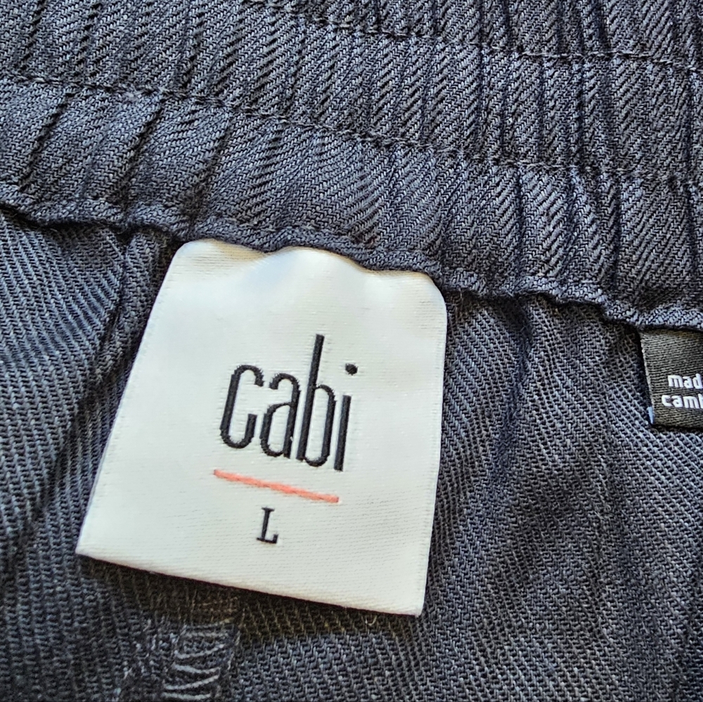 Cabi Wide Leg Linen Trouser Large - Picture 3 of 10